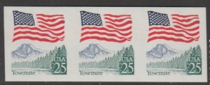 U.S. Scott Scott #2279a American Flag Stamp - Mint NH Imperf Strip of 3
