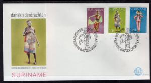 Suriname 524-526 U/A FDC