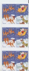 2012 USA Santa & Sleigh Full Booklet  (Scott 4715b) MNH