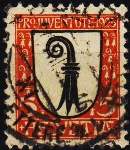 Switzerland. 1923 5c S.G.J24 Fine Used