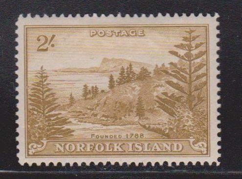 NORFOLK ISLAND Scott # 12 MH - Pine Trees