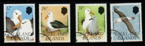 FALKLAND ISLANDS SG608/11 1990 BLACK- BROWED ALBATROSS  USED