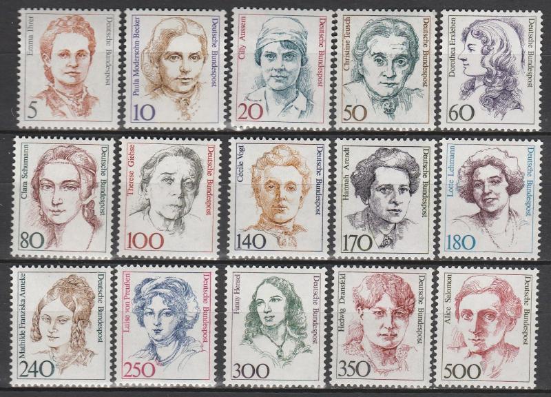 Germany #1475-7, 1480-1, 1483-4, 1487, 1489-90, 1492-4 MNH CV $30.40 (A7675)