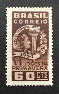 Brazil 1954 #814, Spring Games, MNH(see note).