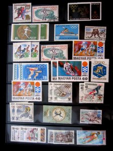 WORLDWIDE - TOPICAL STAMPS - 90+ SPORTS