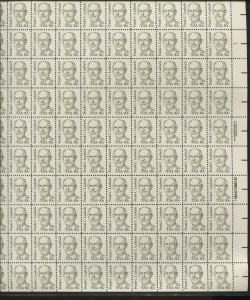 Pane of 100 USA Stamps 1864 American Missionary Frank C Laubach Brookman $87.5