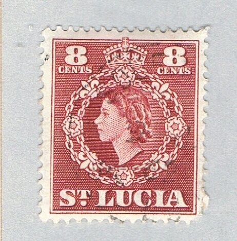 St Lucia 163 Used QEII 1953 (BP59319)