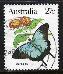 Australia 875 VFU BUTTERFLY P809-2