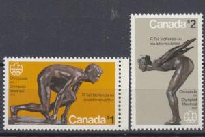 Canada - 1975 Olympics Sport Sc# 656/657 - MNH (8809)