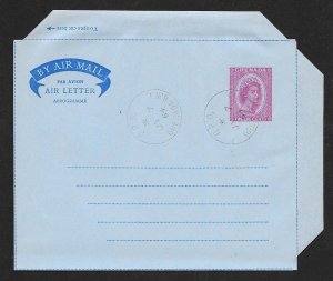 GRENADA Aerogramme 12¢ Queen 1964 GPO cancel!