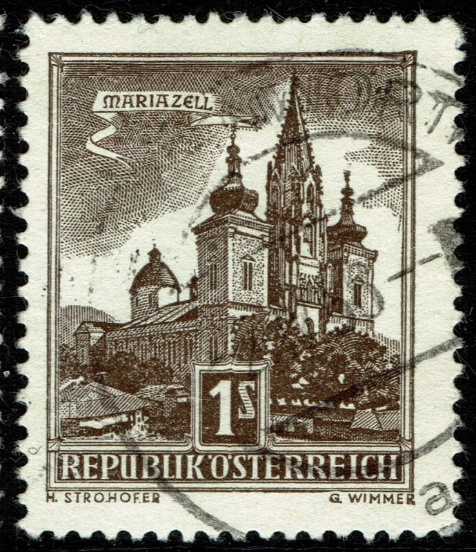 Austria #621 typographed Used - 1s Mariazell (1957)