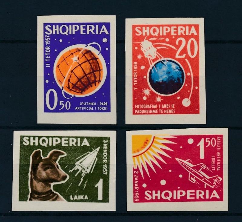 [96950] Albania 1962 Space Travel Weltraum Imperf. MNH