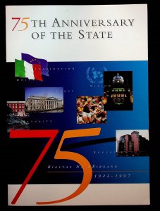 IRELAND - PRESENTATION BOOKLET OF 1997 - 75 ANNIV OF STATE - (AO23)