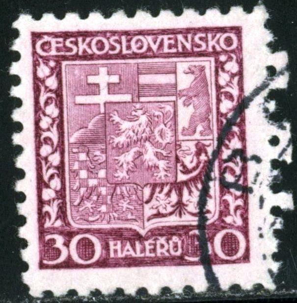 CZECHOSLOVAKIA - #156 - USED - 1929 - CZECH073AFF1