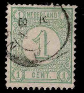 Netherlands Scott 35 used Numeral stamp