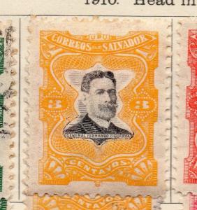 Salvador 1910 Early Issue Fine Mint Hinged 3c. 298261