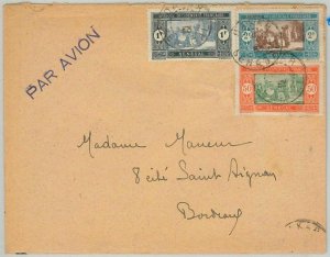 45217 - SENEGAL - POSTAL HISTORY: AIRMAIL LETTER to FRANCE 1933-