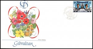 Gibraltar 406 Royal Wedding Fleetwood U/A FDC