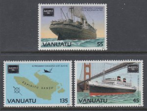 Vanuatu 419-421 MNH VF