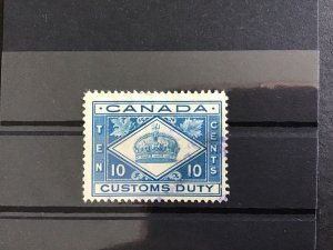 Canada Customs Duty  stamp R30866