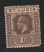 ST LUCIA #78 MINT HINGED