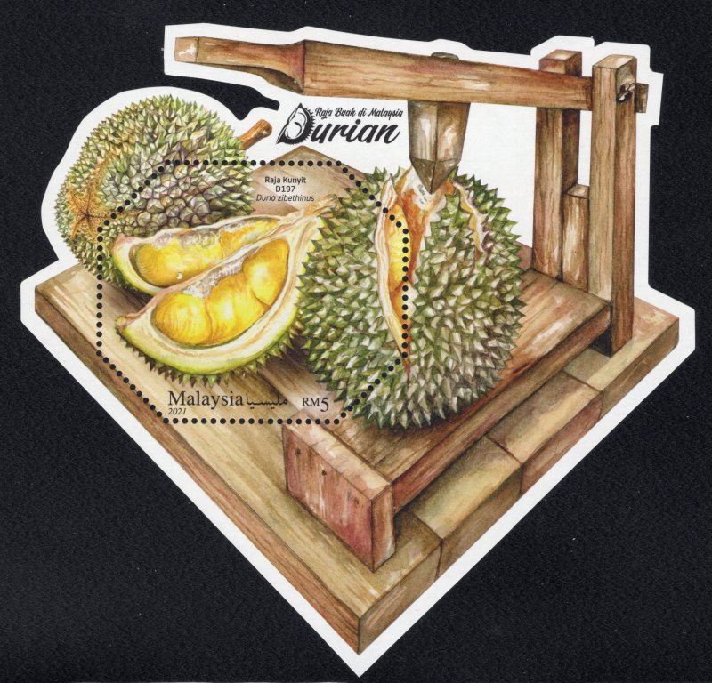 Malaysia 2021 - Durian King of Fruits - Miniature Sheet