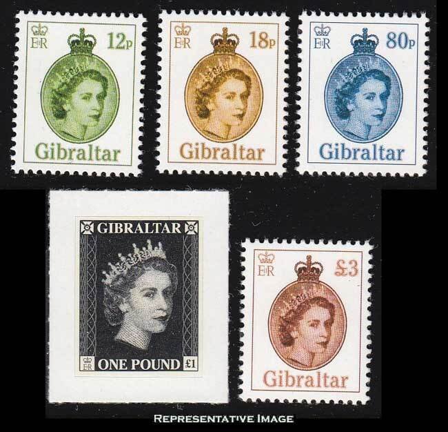 Gibraltar Scott 1509-1513 Mint never hinged.