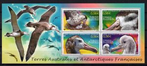 FSAT TAAF 433 MNH Birds Albatross Protection Polar Antarctic ZAYIX 0524M0224