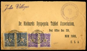 Salvador, 1911 pre-printed Dr. Richards Dyspepsia Tablet Association cover ...