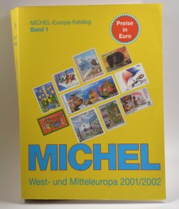 MICHEL West & Central Europe 2001-02 Philatelic Stamp Catalogue Euro Prices