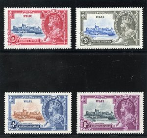 Fiji 1935 KGV Silver Jubliee set complete MLH. SG 242-245. Sc 110-113.