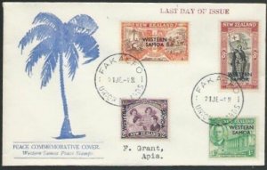 TOKELAU IS 1948 cover - last day of Samoa PO - used from FAKAOFO...........11502 