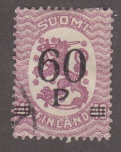 Finland 124 Finnish Arms 1921 O/P
