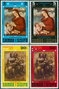 Samoa 1971 SG373-376 Christmas set MNH