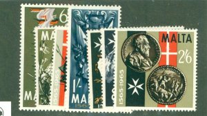 MALTA 334-40 MNH CV $4.10 BIN $2.50