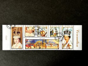 Isle of Man: 2003, 50th Anniversary of the Coronation FU Block.