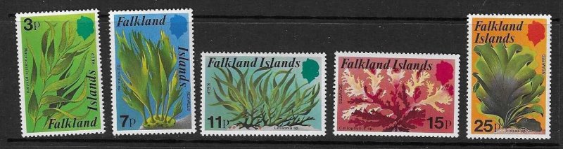 FALKLAND ISLANDS SG355/9 1979 SEAWEED MNH