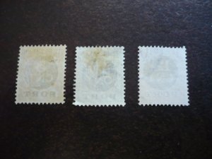 Stamps - Netherlands - Scott# J77-J79- Used Part Set of 3 Stamps