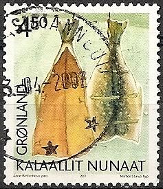 GREENLAND 384 USED 2000 25o MARGRETHE DEFIN.