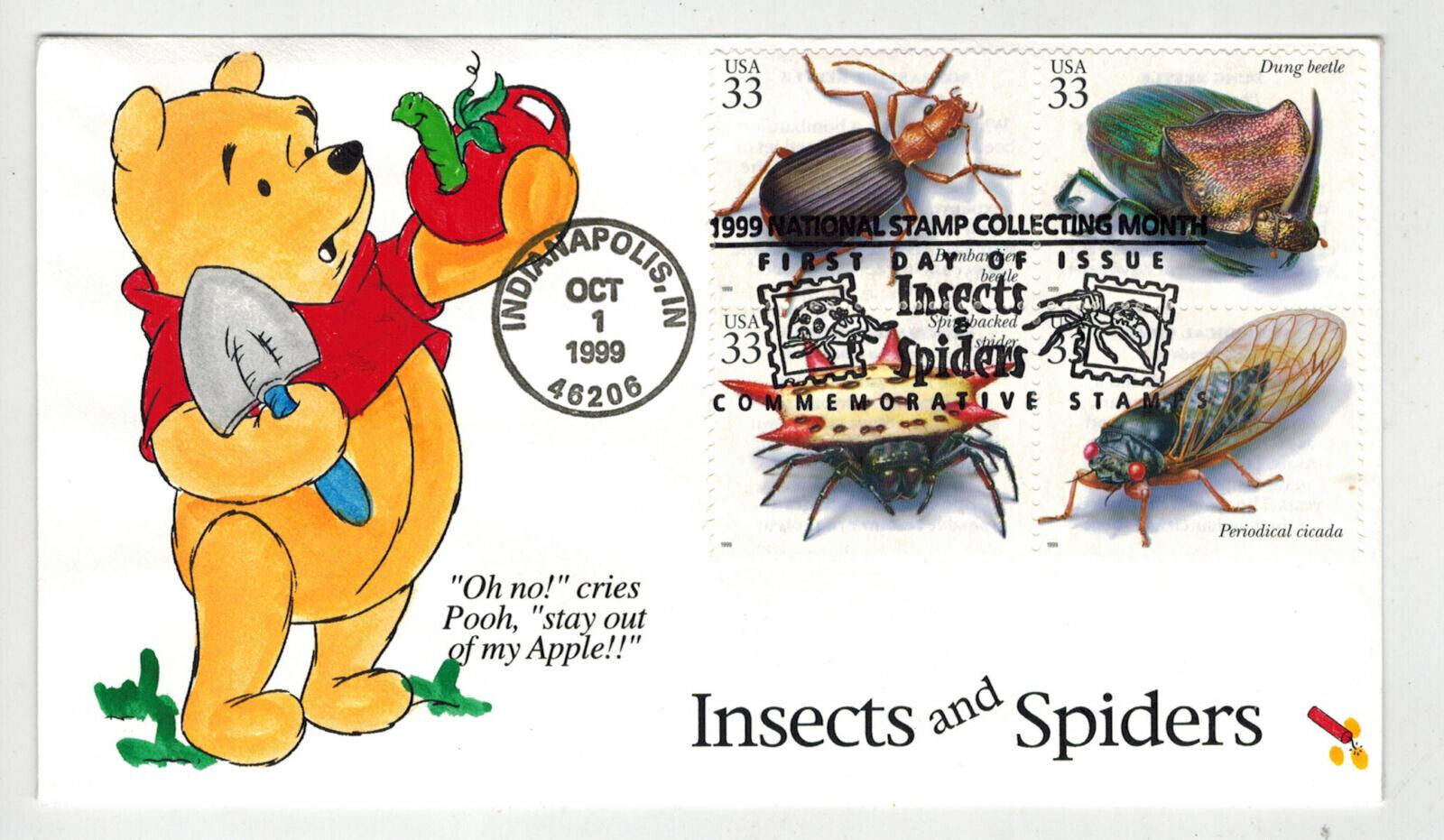 Dynamite Handpainted or Tinted Insects and Spiders #2 Pooh Bear Cicada ...