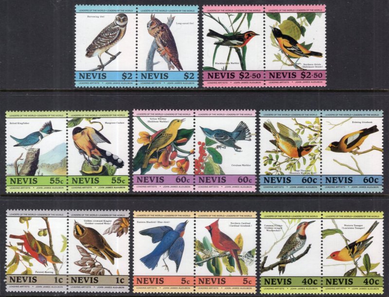 Nevis 407-414 Birds MNH VF