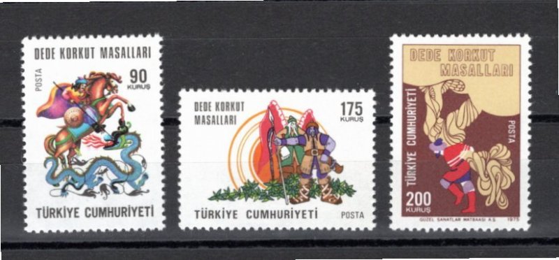 Turkey 1975 MNH Sc 2014-6