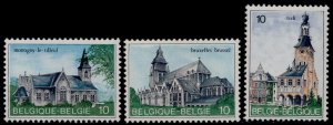 Belgium 1174-6 MNH Notre-dame de la Chappelle, St Martin's, Churches