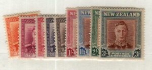 New Zealand Scott 258-68 Mint hinged [TG1516]