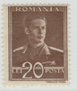Romania King Michael 1943-45 Wmk Cross and Mult Crown 20L MNH** A18P26F744-