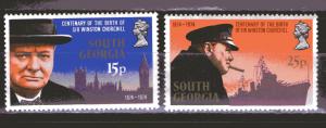 South Georgia 39-40 MNH