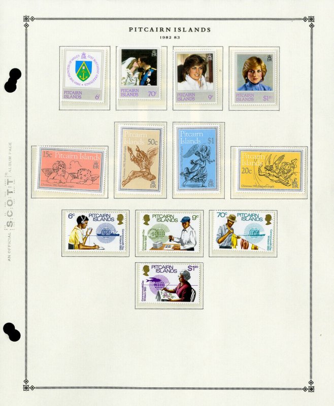 Pitcairn Islands Mint 1950s to 1980s Clean Useful Stamp Collection