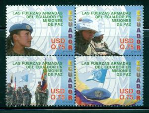 Ecuador Scott #1755 MNH Ecuadorian Army Peace Mission UN $$