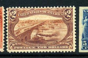 Scott #293 Trans-Mississip​​​pi Mint Stamp with PSAG Cert (Stock #293-13)