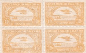 Scott Colombia C12 MNH Block of 4